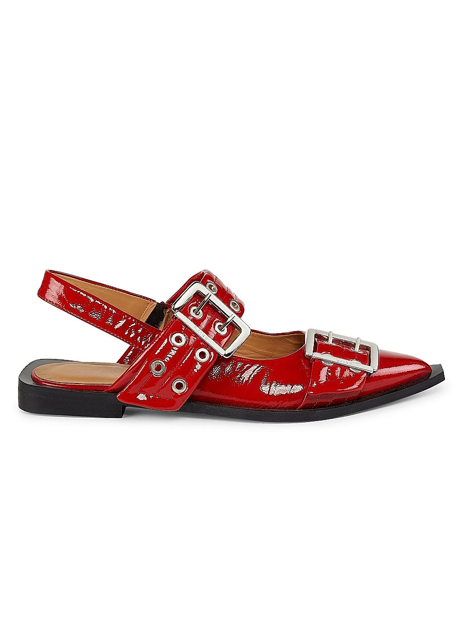 Buckle Ballerina Flats