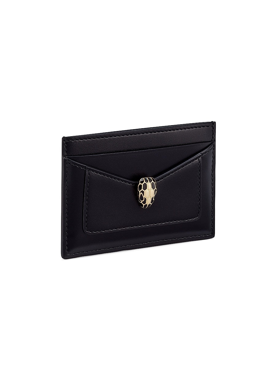 Serpenti Forever Leather Card Holder