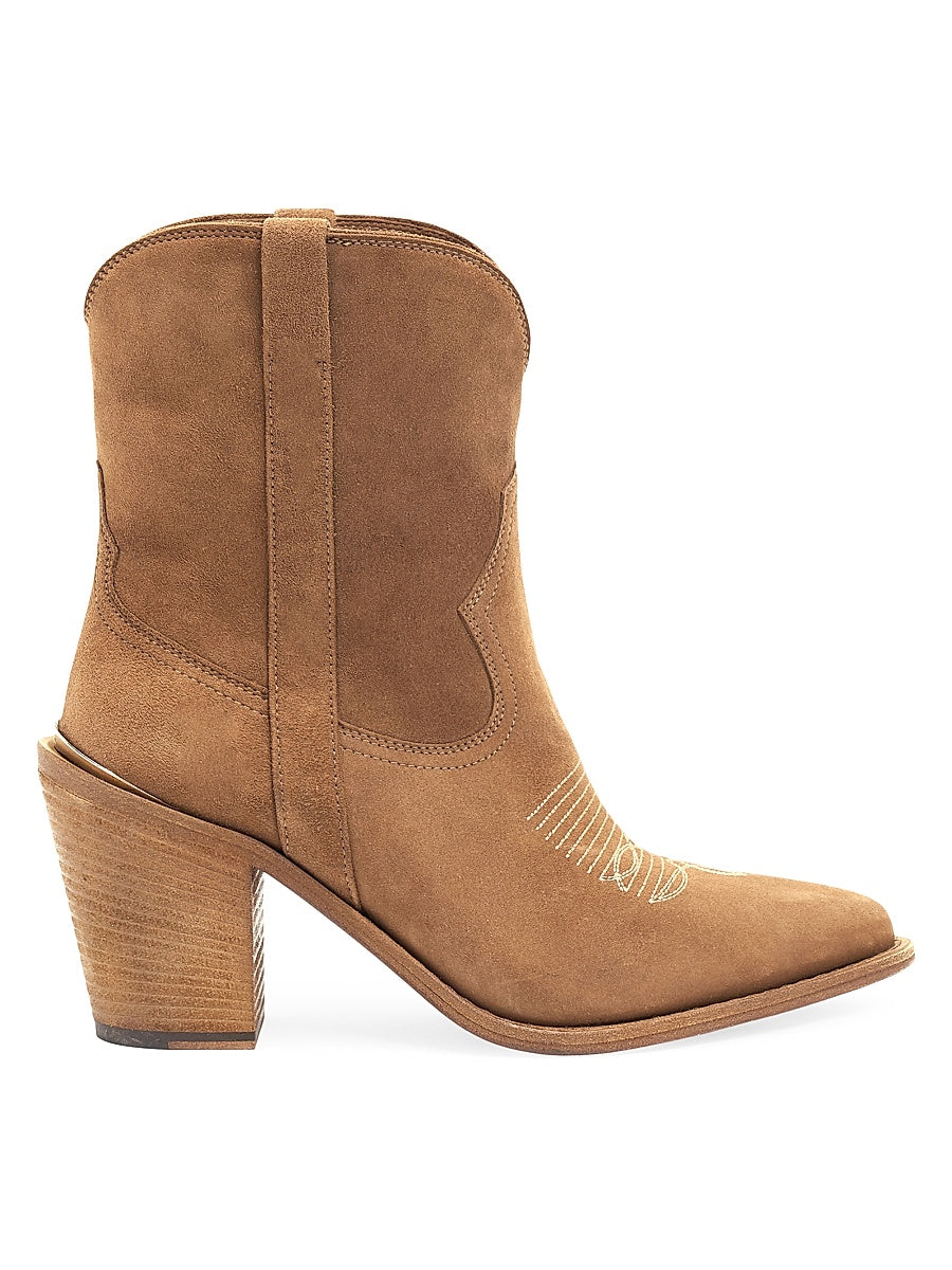Leigh Anne 90MM Suede Ankle Booties