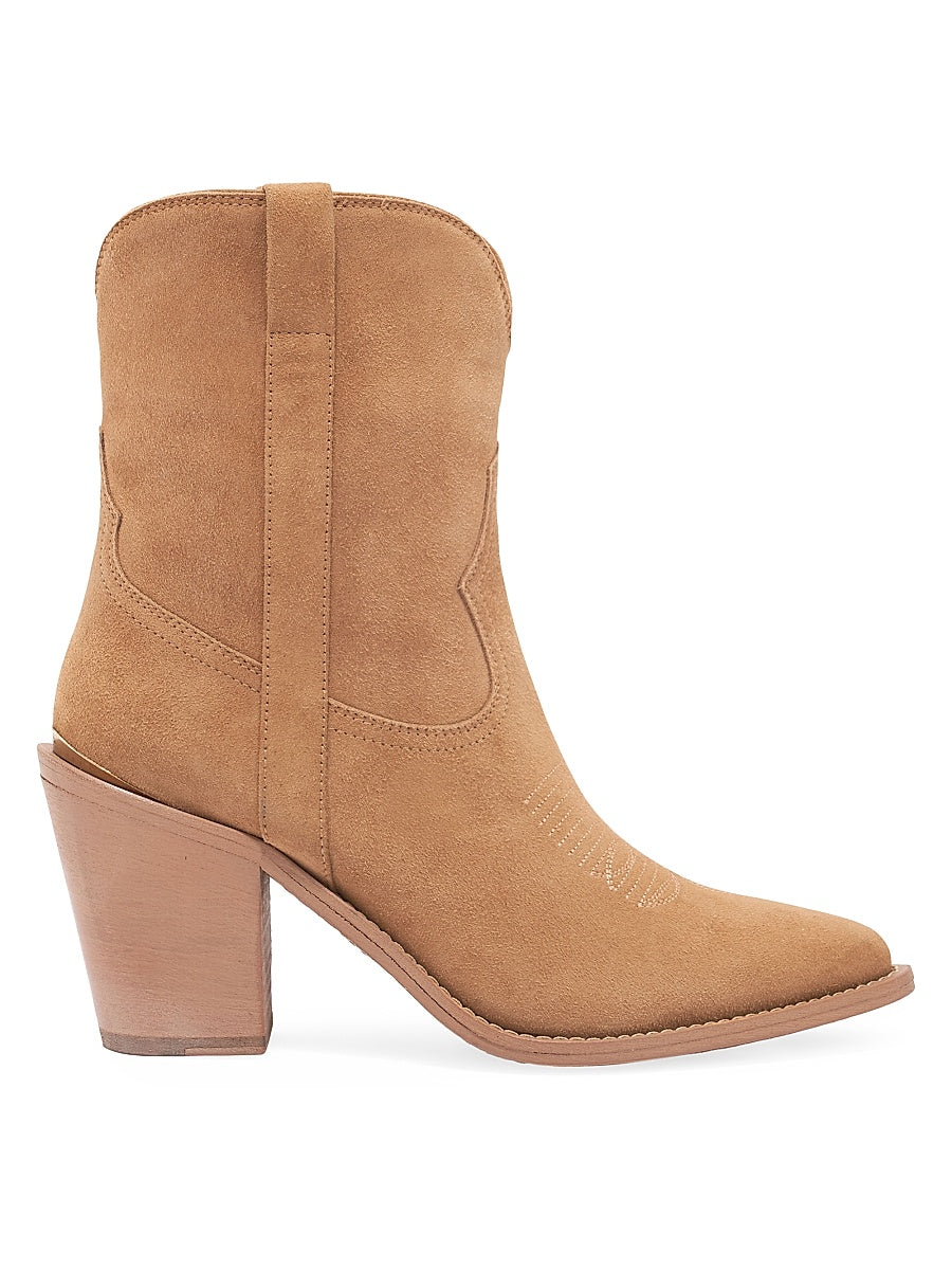 Leigh Anne 90MM Suede Ankle Booties