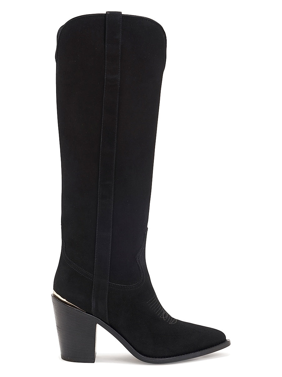 Leigh Anne 90MM Suede Knee-High Boots