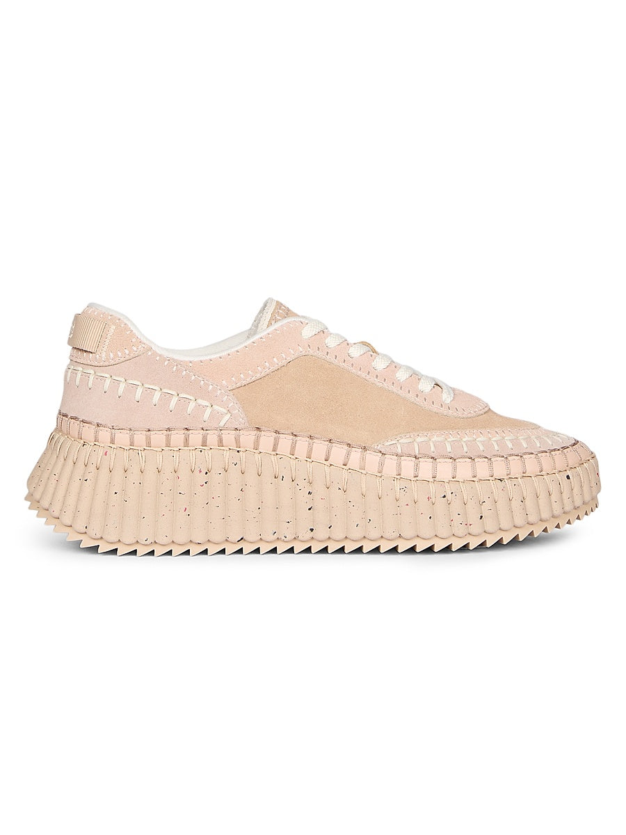 Nama Suede & Leather Low-Top Sneakers