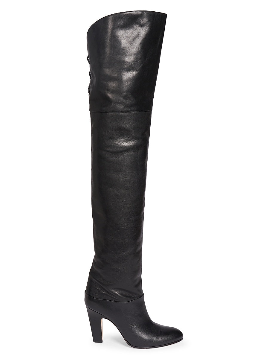 Eve 70MM Leather Over-The-Knee Boots