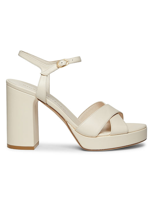 Dayna 100MM Leather Platform Sandals
