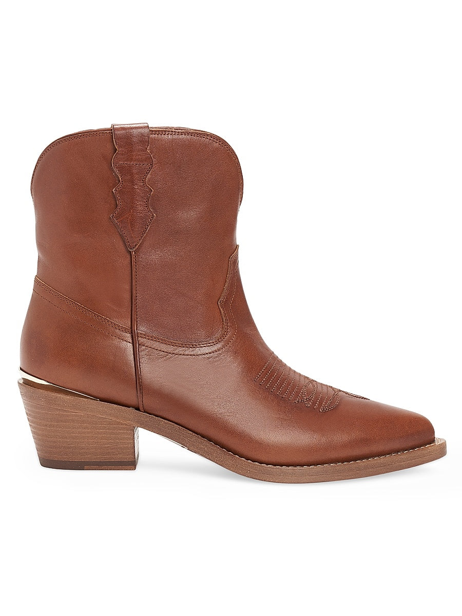 Julia 55MM Leather Ankle Boots