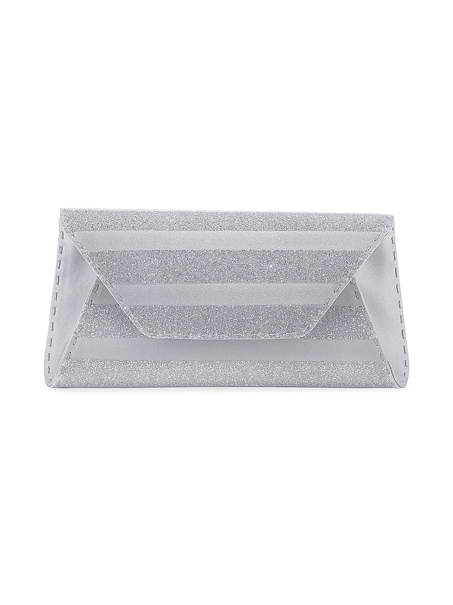 Eloise Clutch Small in Diamond Frost Swarovski Sand Crystal