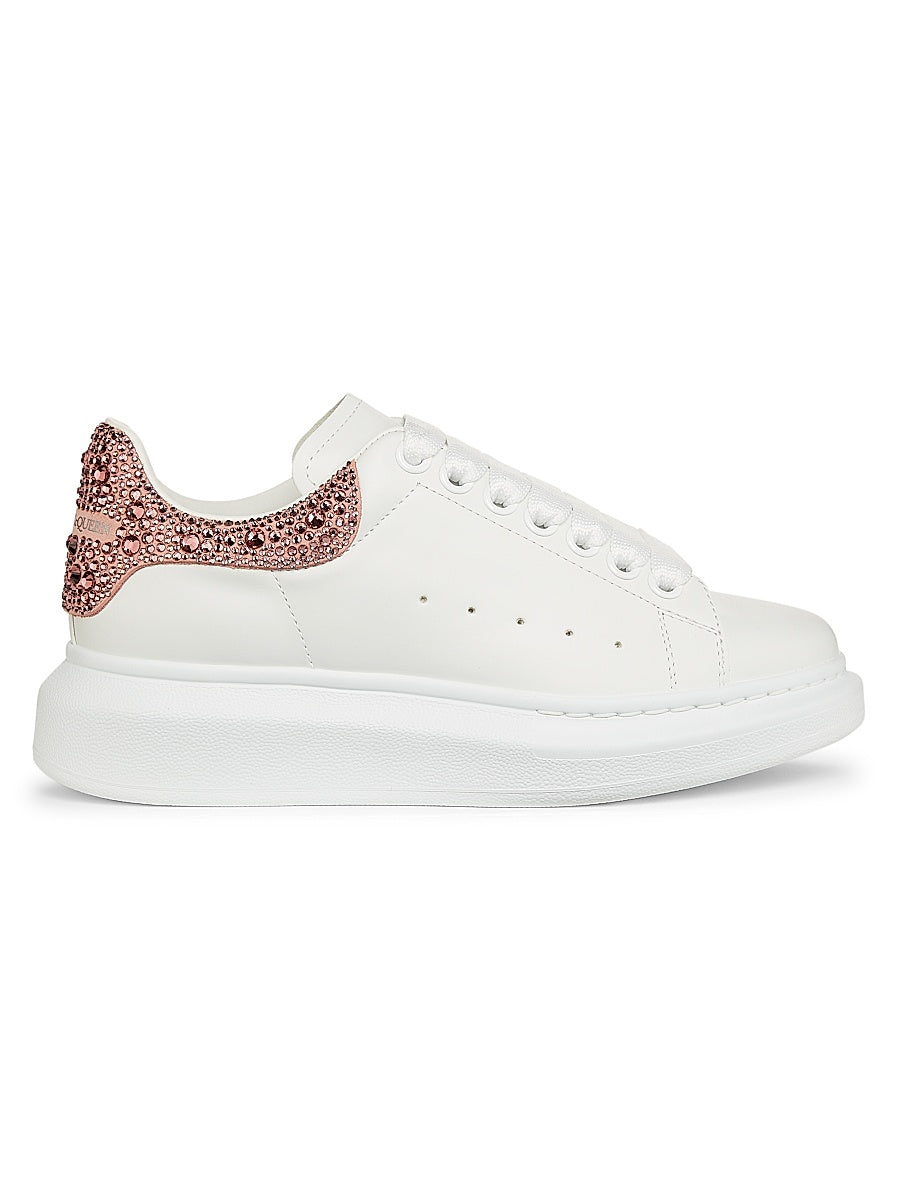 Oversized Leather Low-Top Sneakers