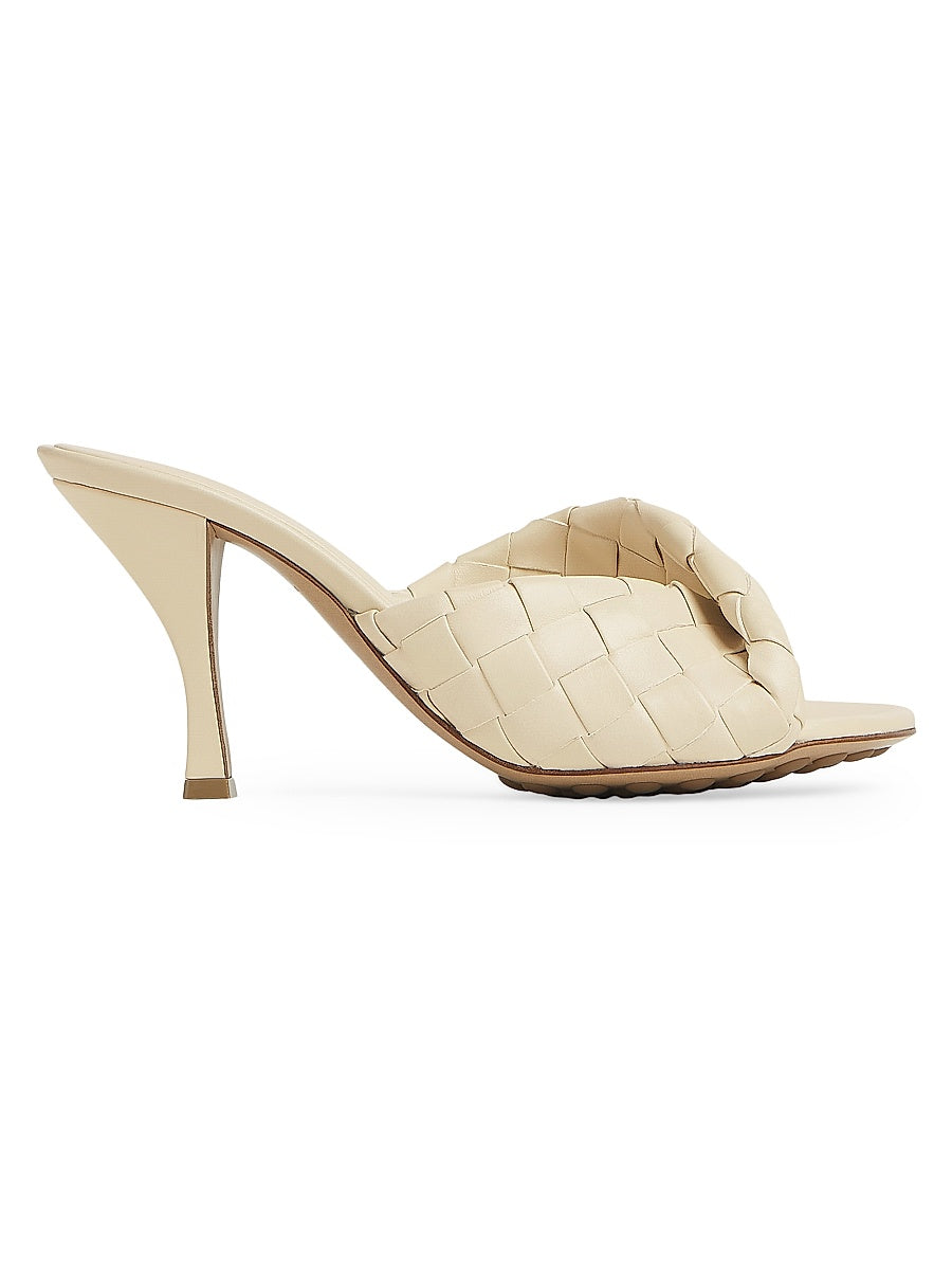 Blink 90MM Intrecciato Leather Mules
