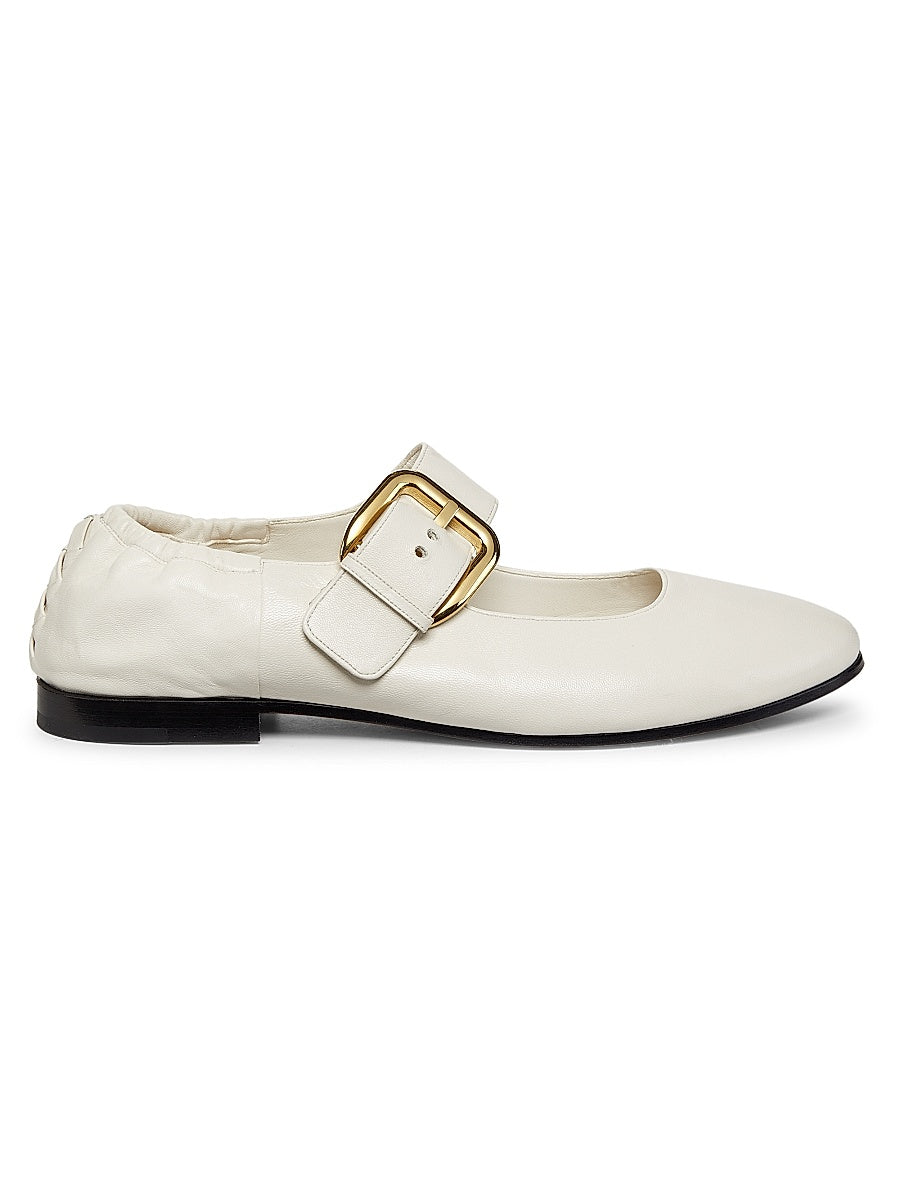 Astaire Leather Mary Jane Ballerina Flats