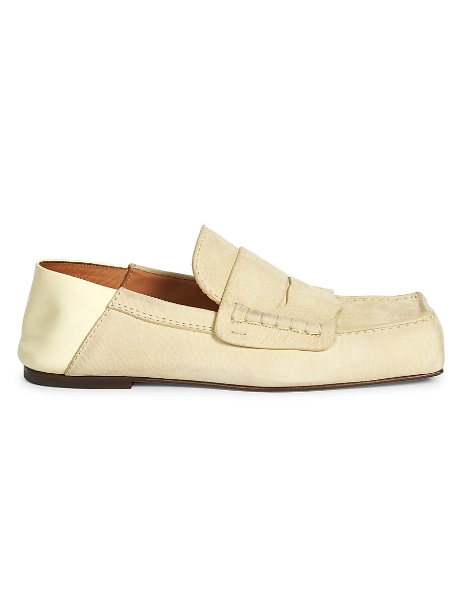 Les Mocassins Carre Leather Loafers