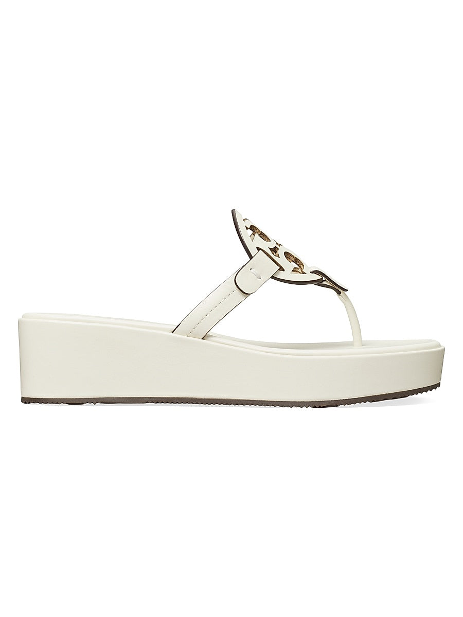 Miller Leather Wedge Sandals