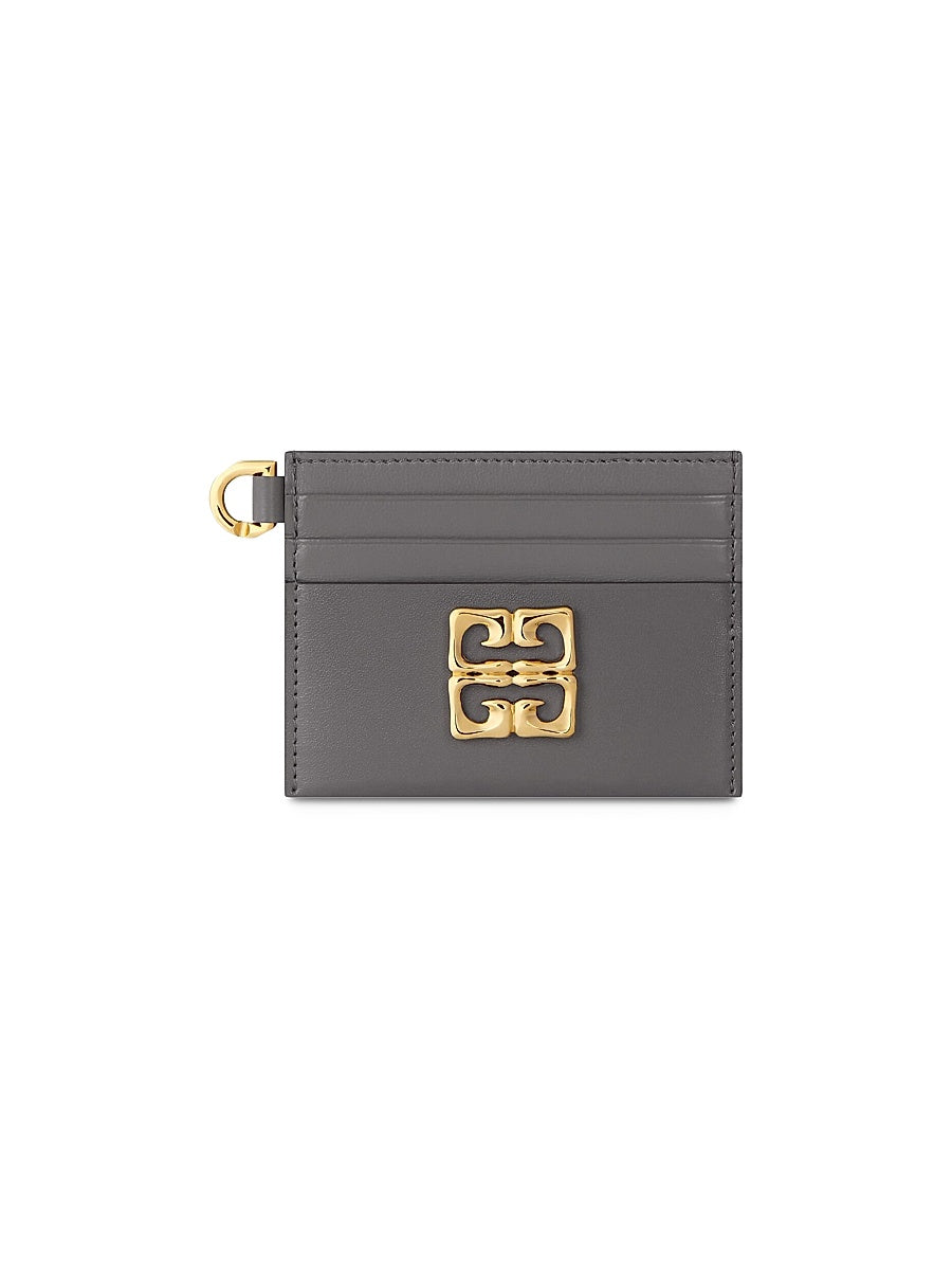 Plage 4G Card Holder in Box Leather