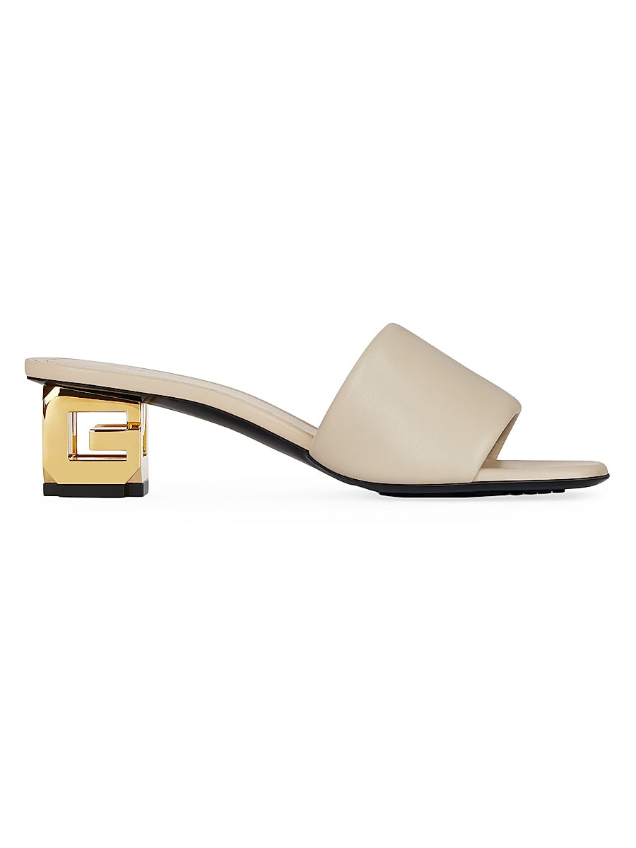 G Cube Mules in Leather