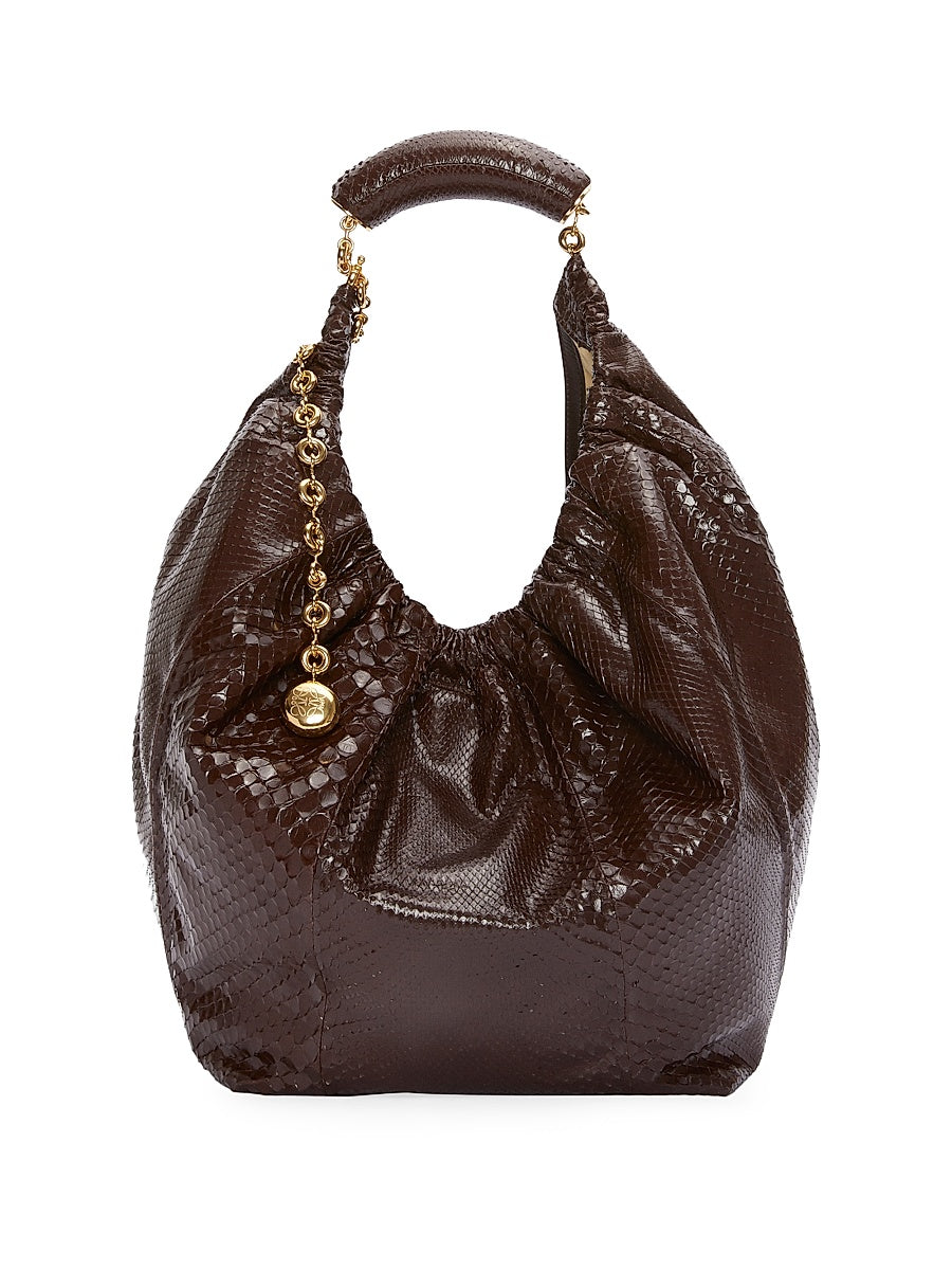 Medium Squeeze Leather Shoulder Bag