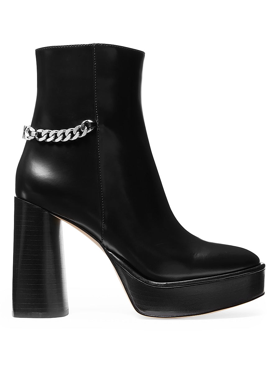 Carlisle 110MM Leather Platform Booties