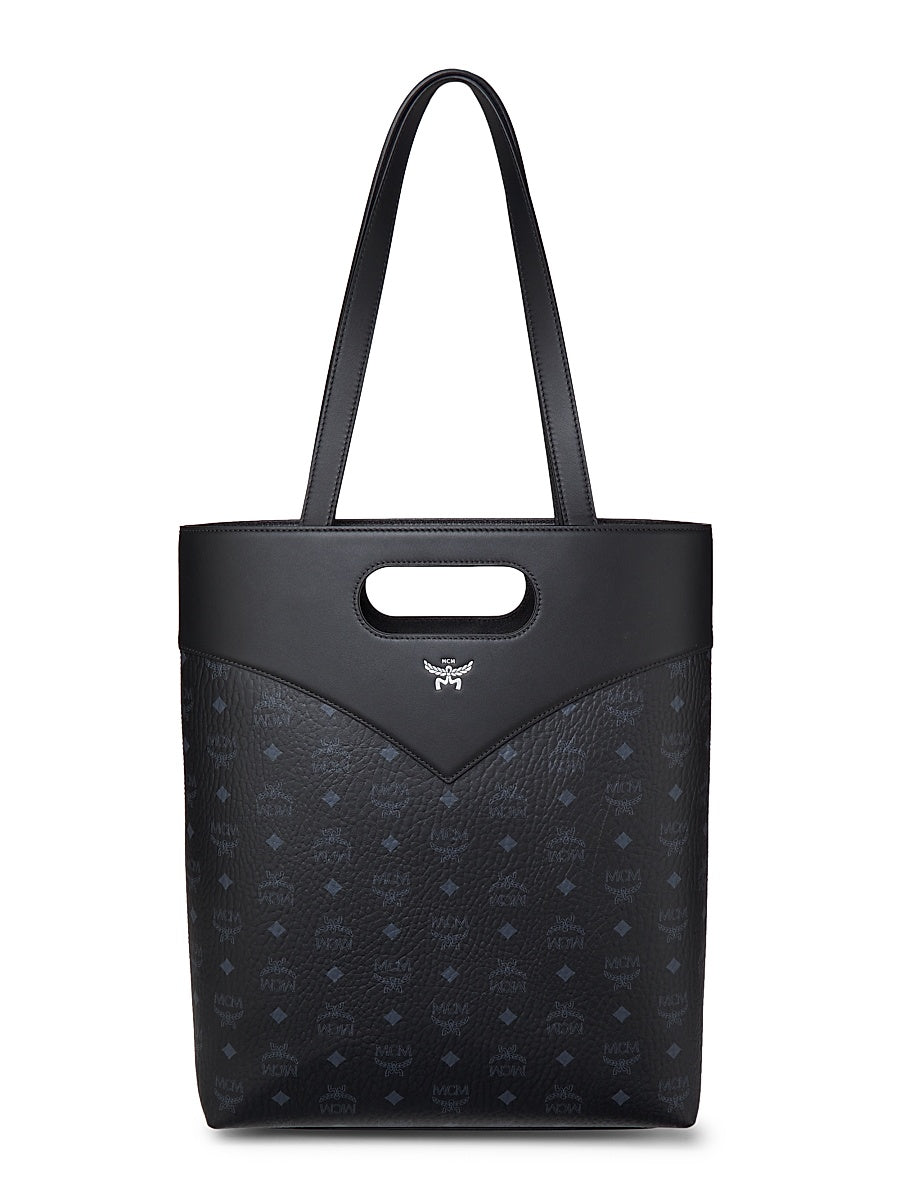 Diamond Visetos Monogram Canvas Tote Bag