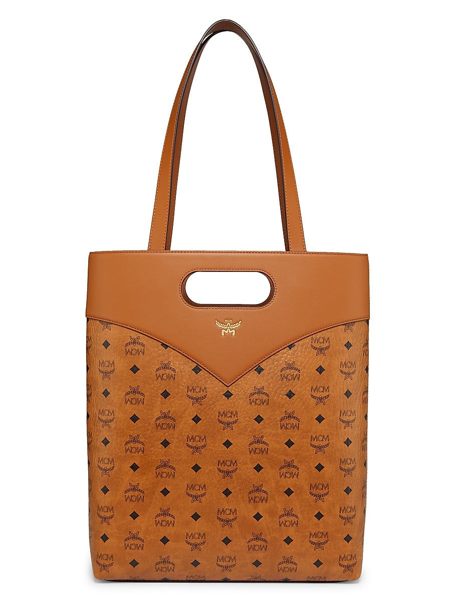 Diamond Visetos Monogram Canvas Tote Bag