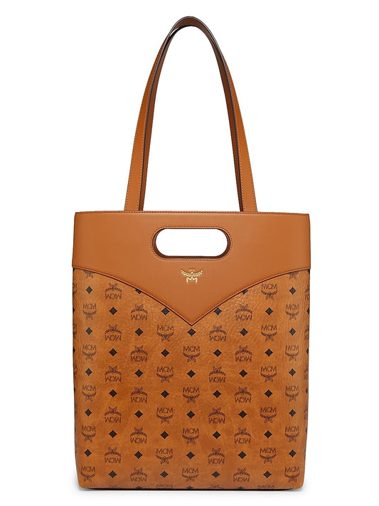 Diamond Visetos Monogram Canvas Tote Bag