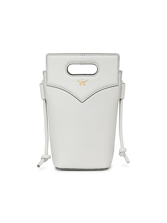 Diamond Leather Flat Pouch
