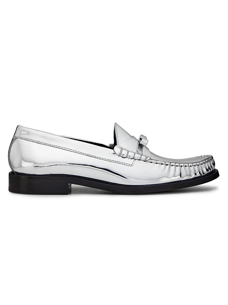 Lottie Bow Leather Loafers
