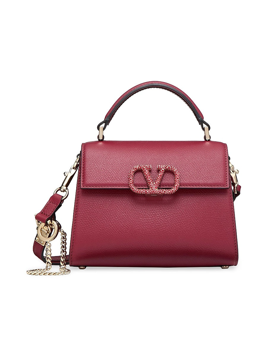 VSling Mini Top Handbag with Logo