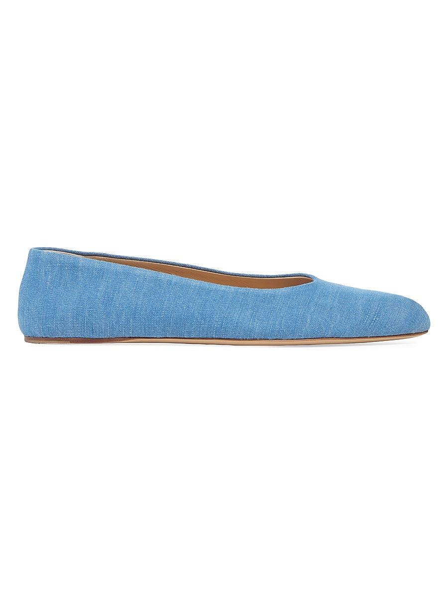 Andre Cotton &amp; Linen Ballerina Flats