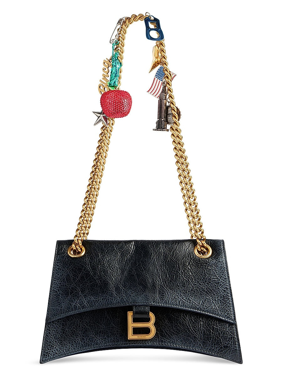 Crush Small Chain Bag Dirty Effect with Souvenirs