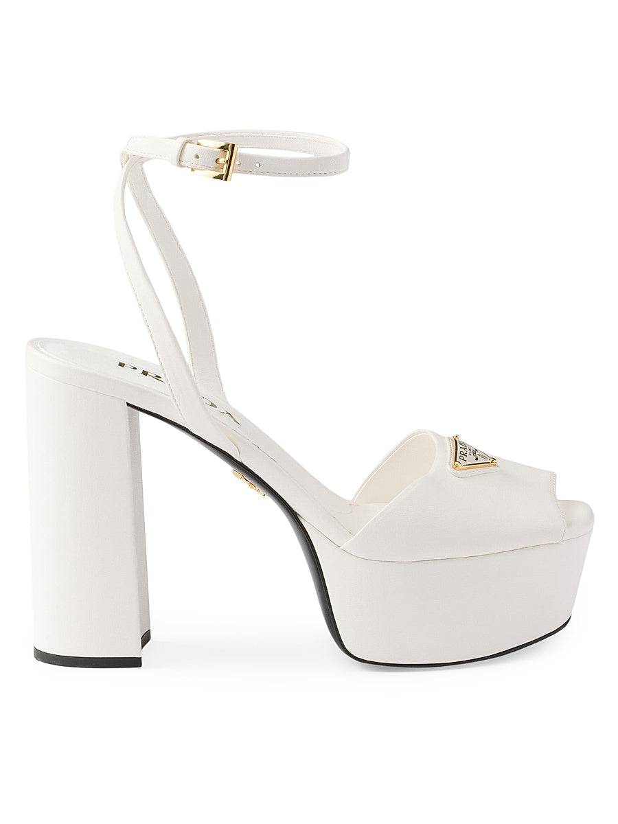 Nappa Leather Platform Sandals