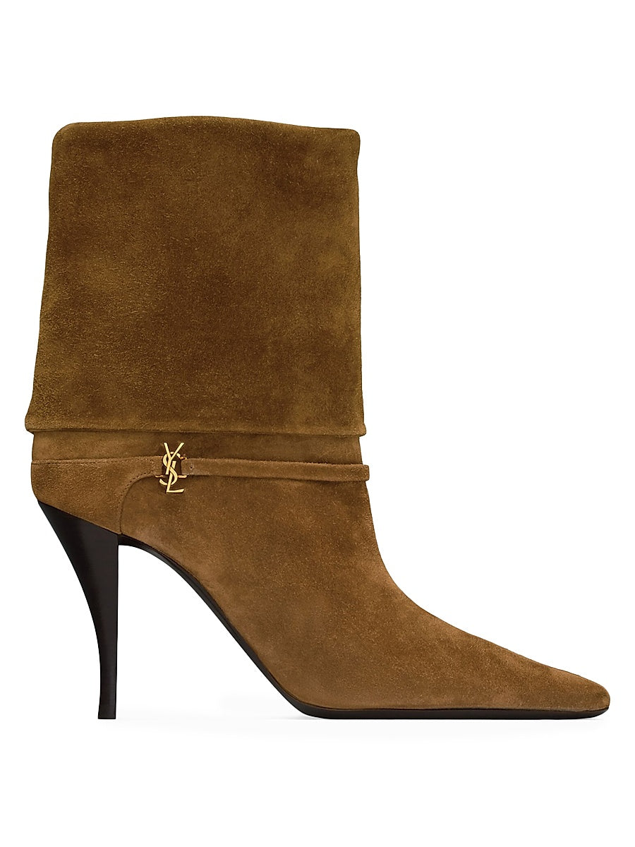 Niki Booties in Suede
