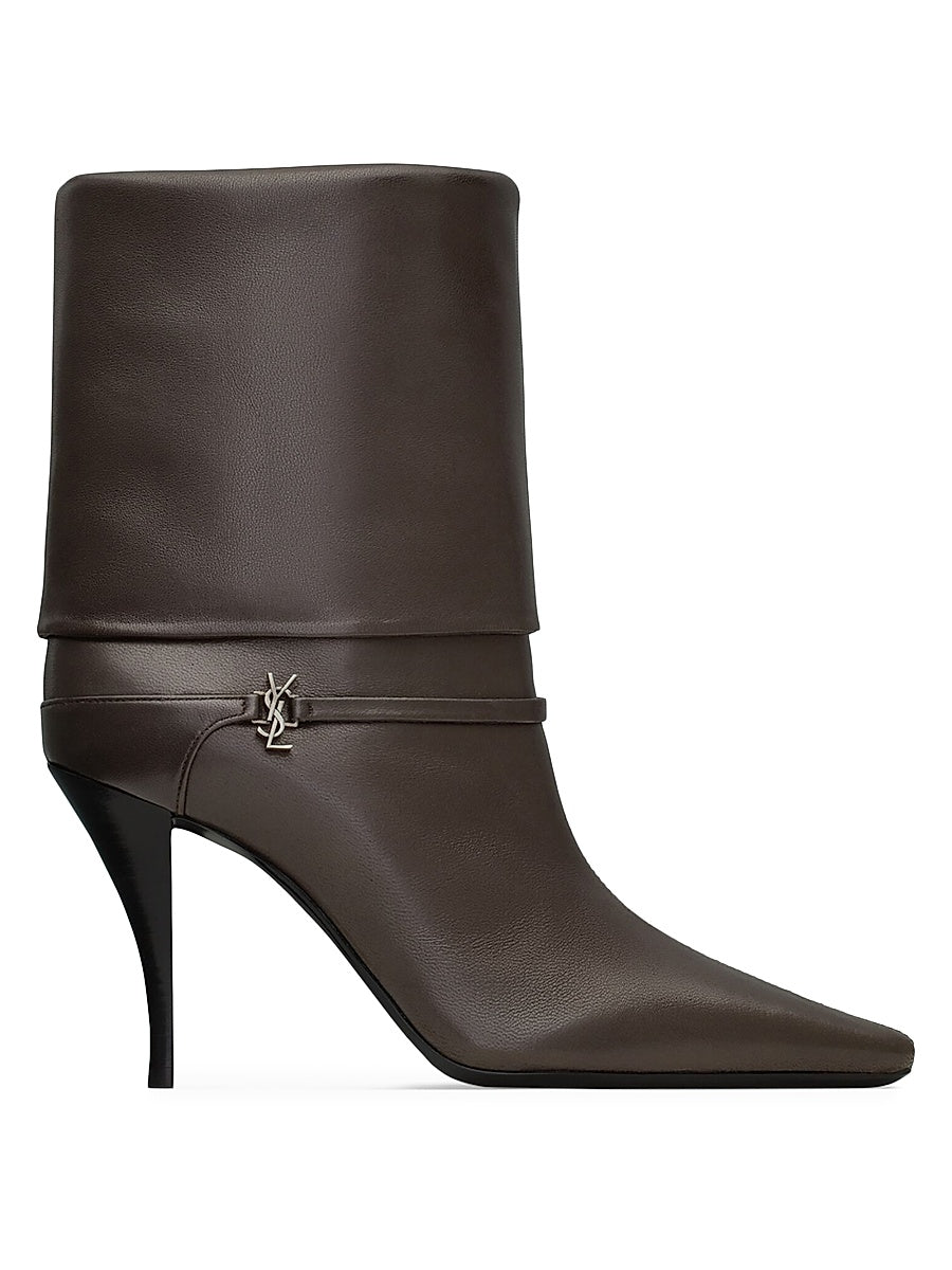 Niki Booties in Smooth Leather