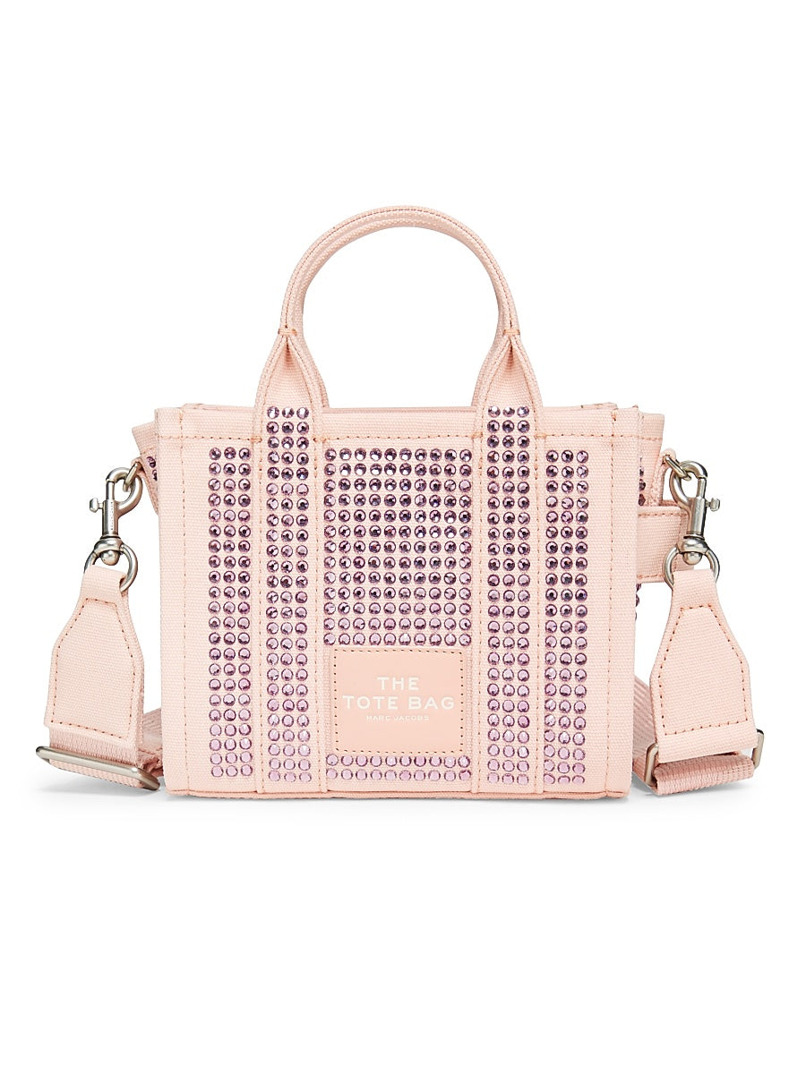 The Crystal Canvas Crossbody Tote Bag
