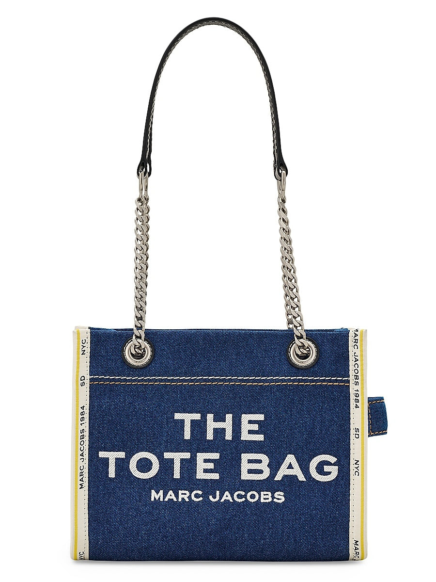The Denim Chain Small Tote Bag