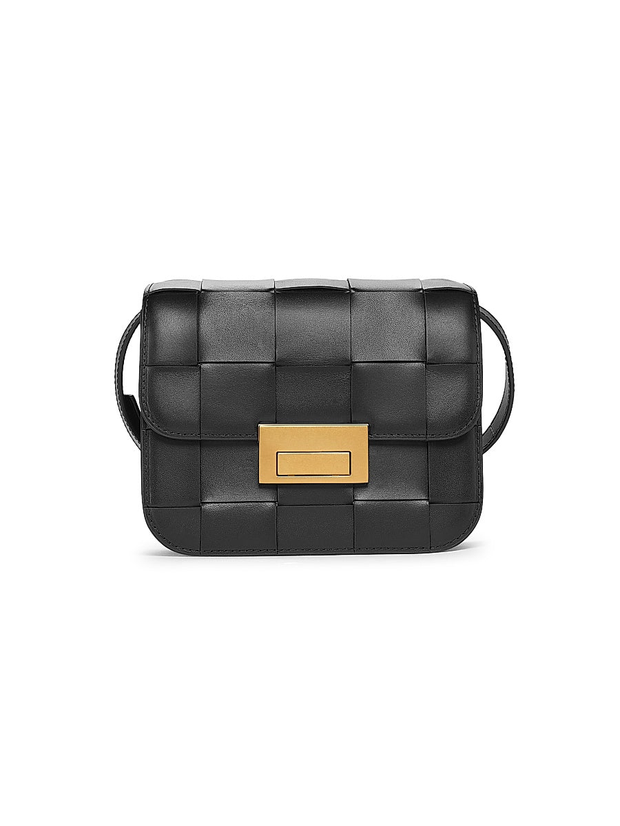 Desi Leather Crossbody Bag