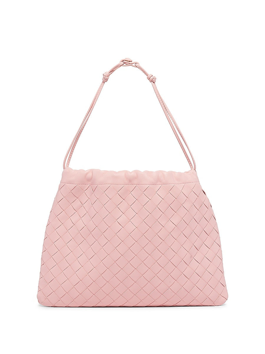 Intrecciato Leather Pouch