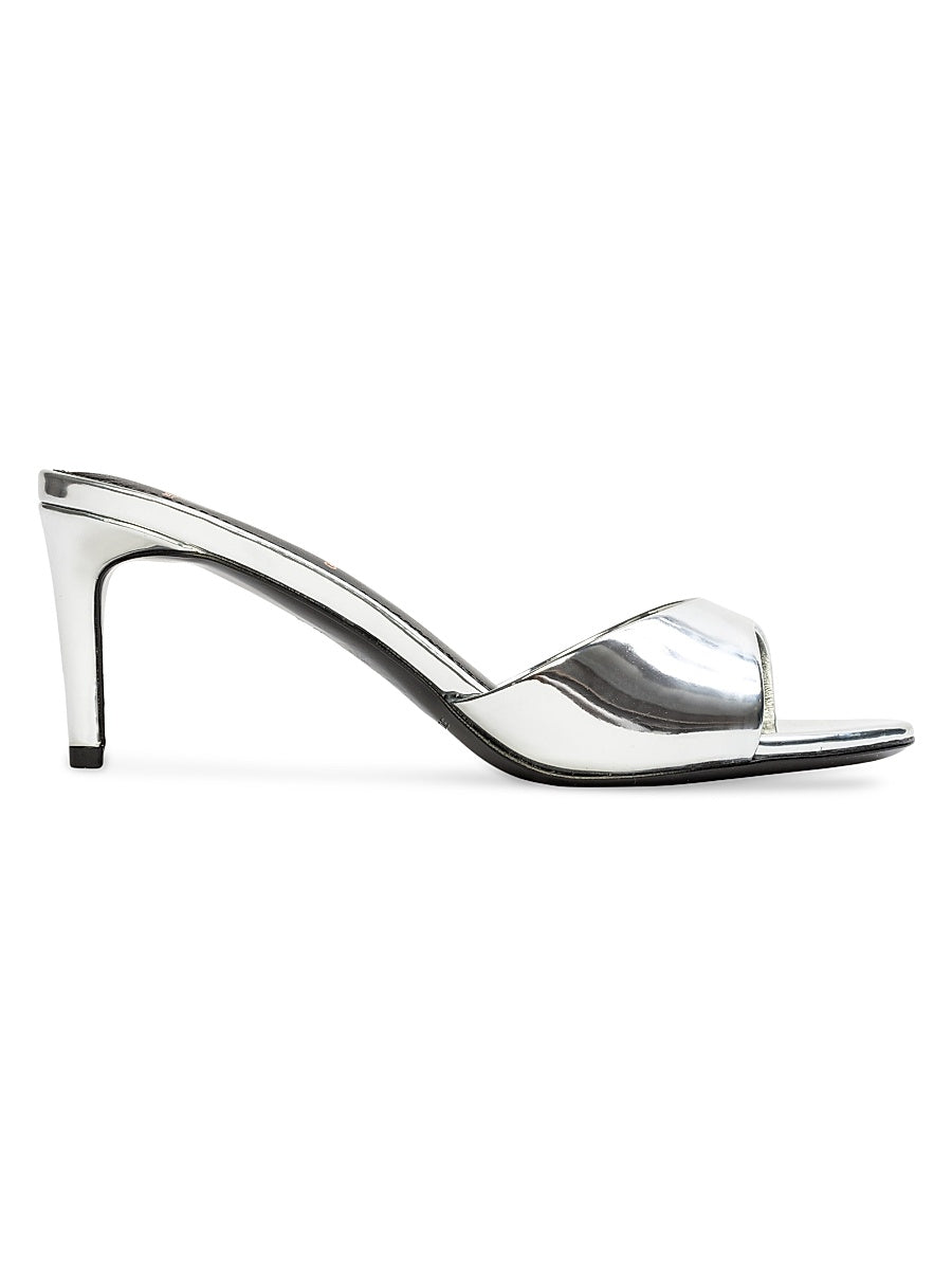 Freddie 65MM Metallic Mules