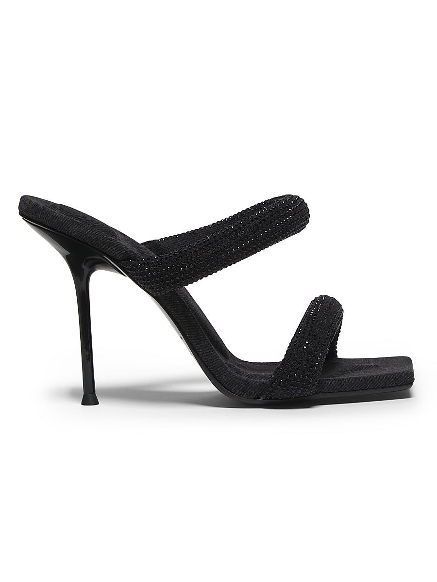 Julie Tubular 105MM Crystal-Embellished Sandals