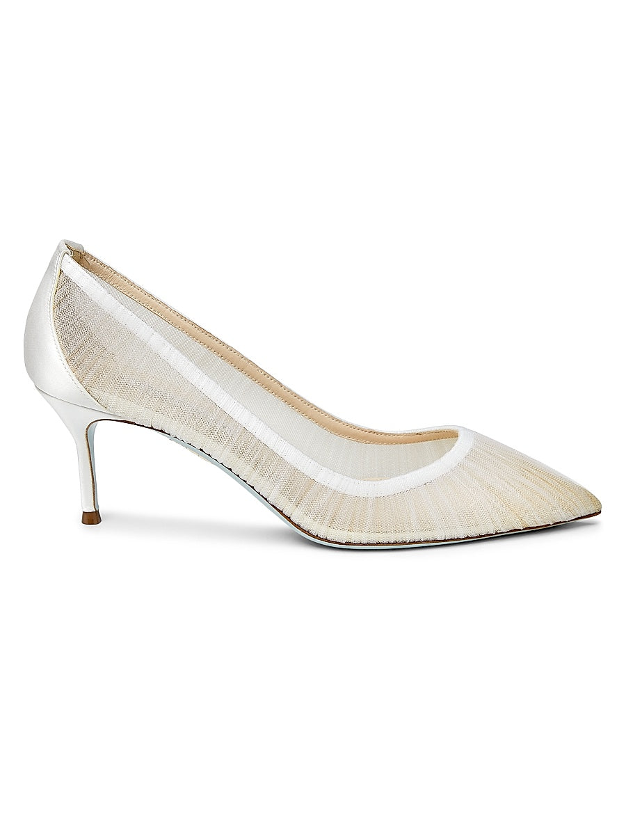Voile 65MM Tulle &amp; Satin Pumps