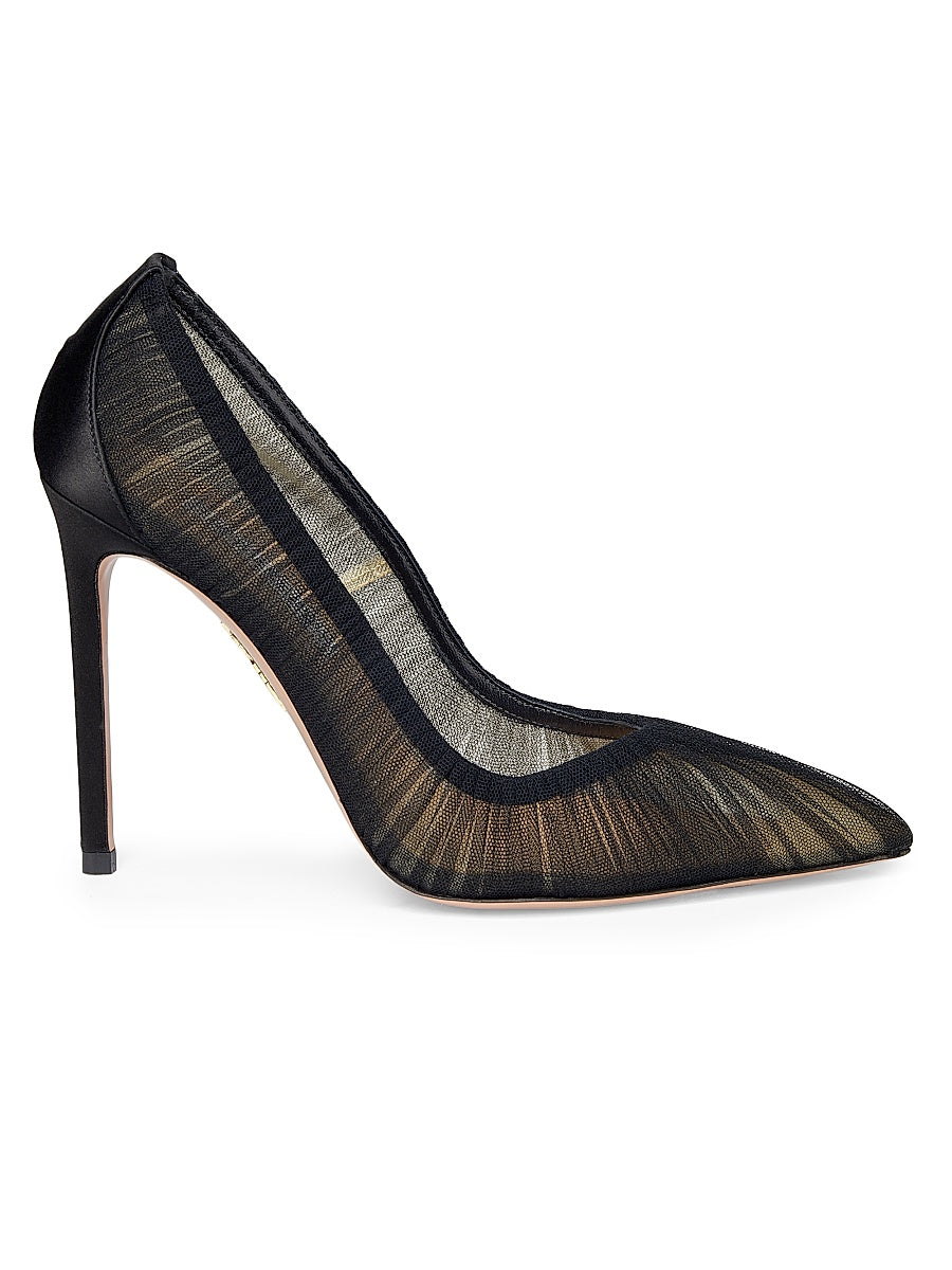 Voile 105MM Satin & Tulle Pumps