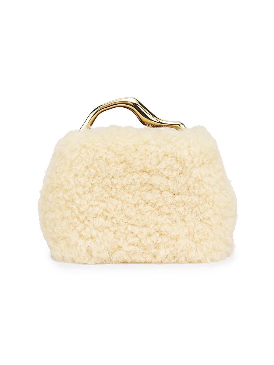 Solene Mini Lamb Leather Top-Handle