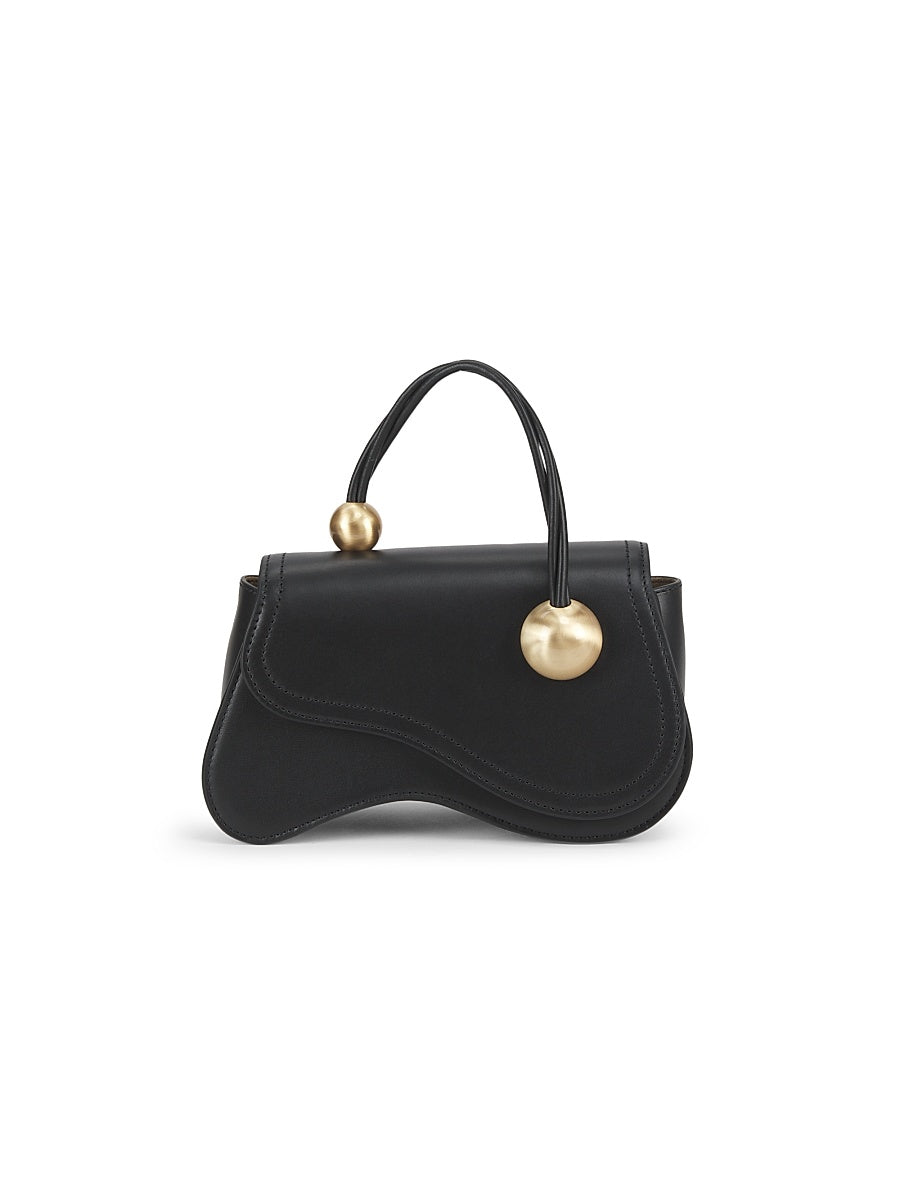Kazia Leather Top Handle Bag