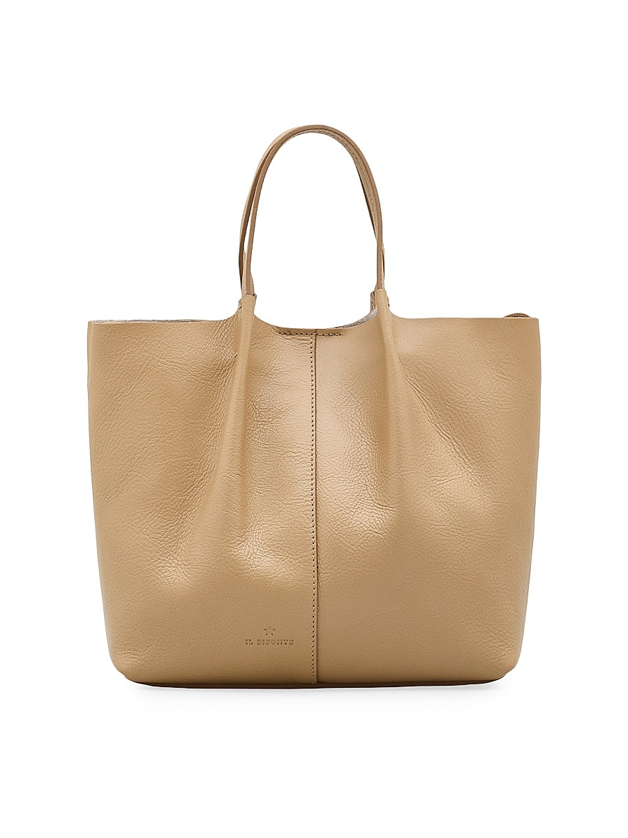Nina Leather Tote Bag