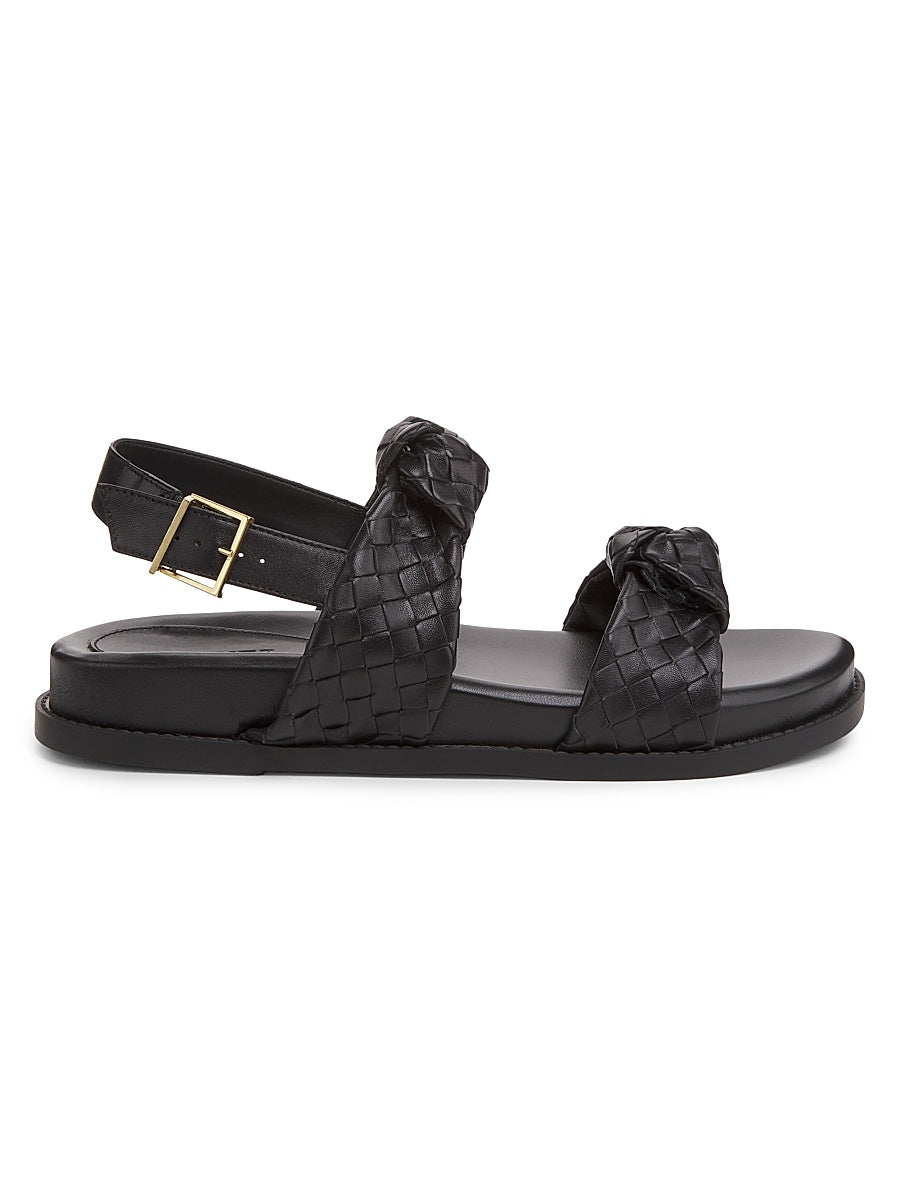 Kareena Knot Leather Sandals