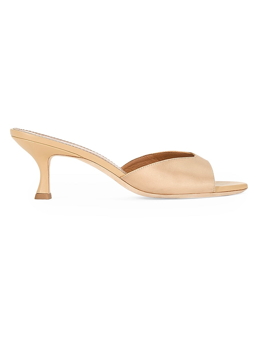 Brigitte 55MM Satin Mules