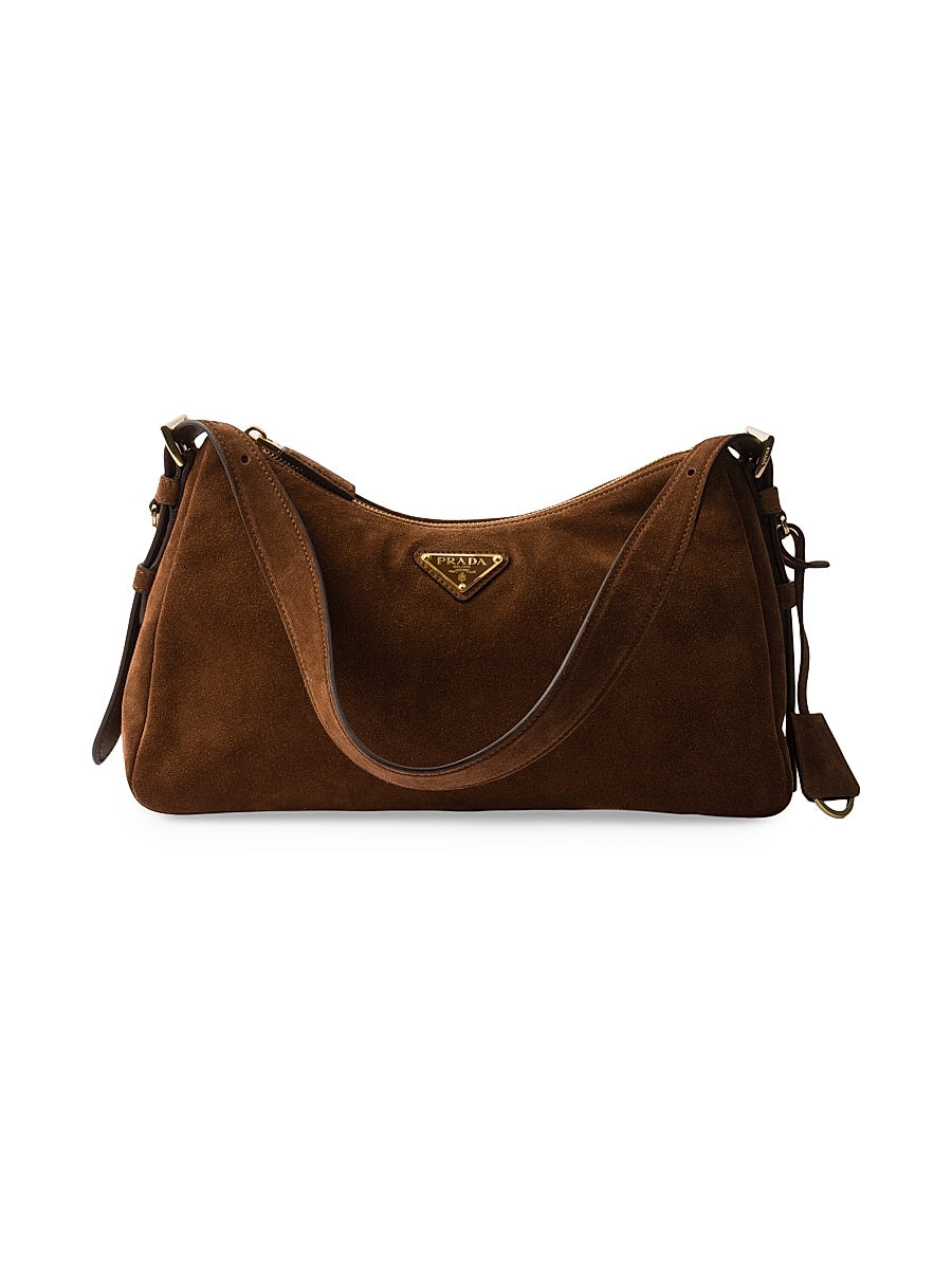 Aimée Medium Suede Shoulder Bag