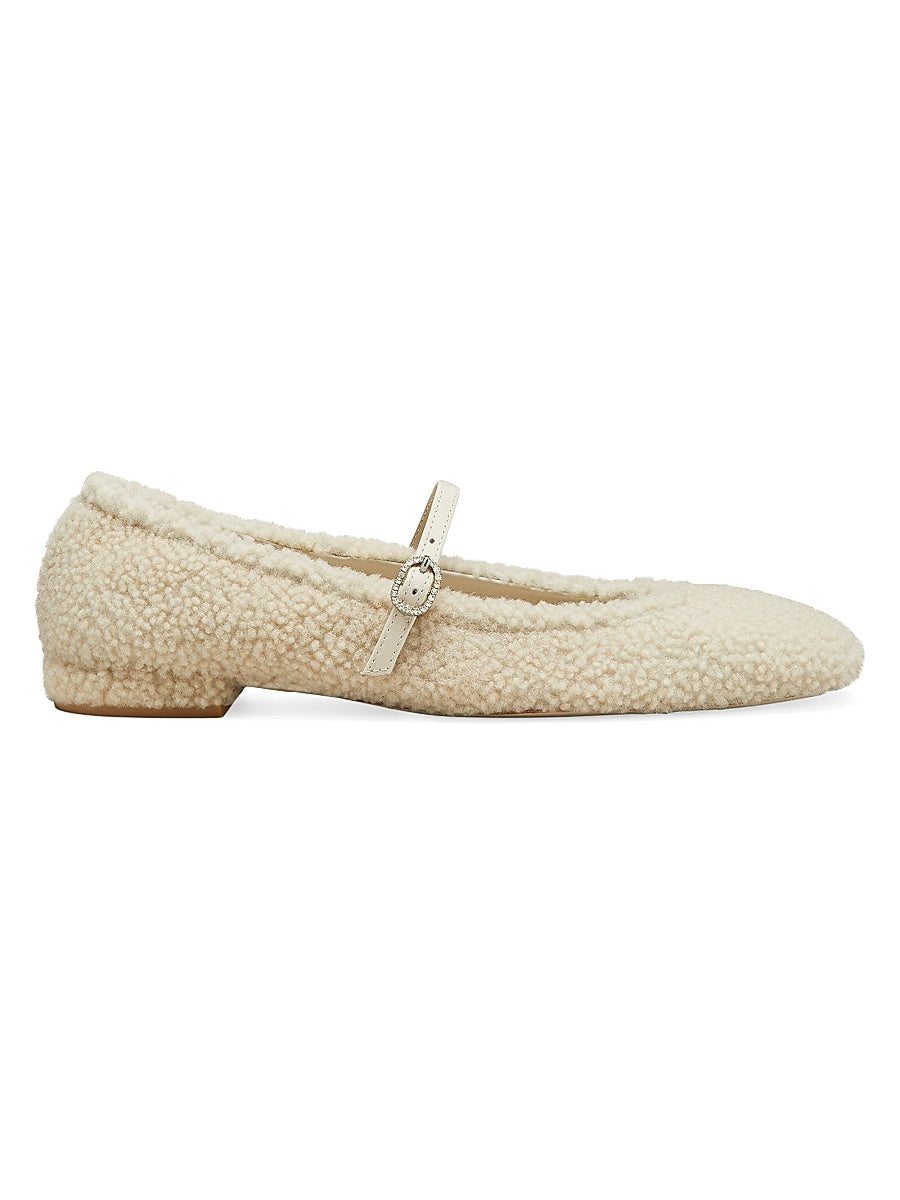Lennox Shearling Leather Flats