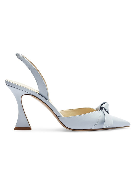 Clarita Bell 85MM Leather Slingback Pumps