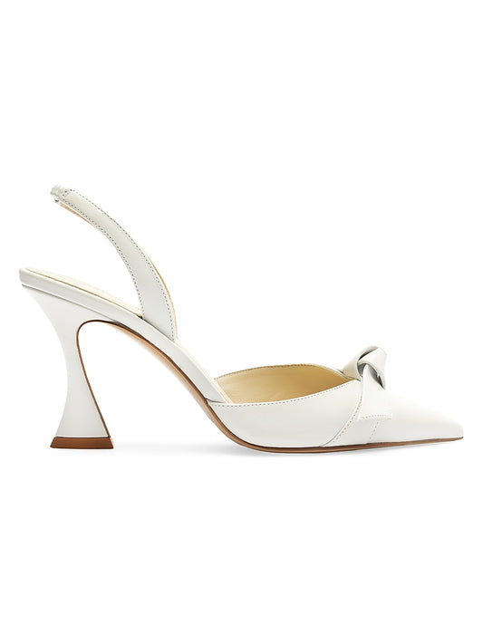 Clarita Bell 85MM Leather Slingback Pumps
