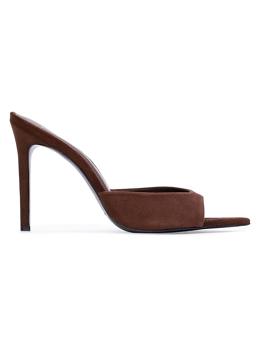 Brea 100MM Suede Mules