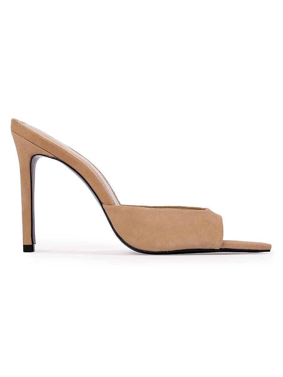 Brea 100MM Suede Mules