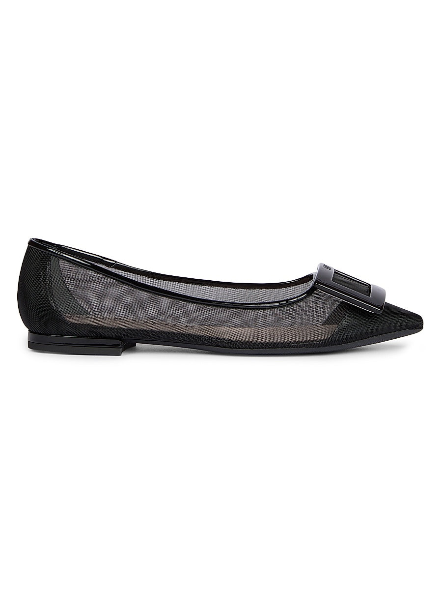 Gommettine Net Ballerina Flats